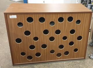 740h mm Walnut Wooden Server Cabinet