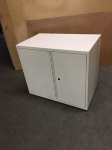 additional images for White Metal Cupboard 720h mm