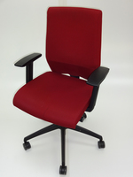 additional images for Maroon Pepi high back task chair