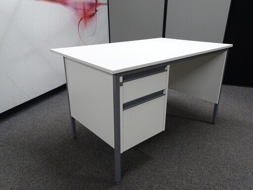 1200w mm White and Grey Freestanding Desk