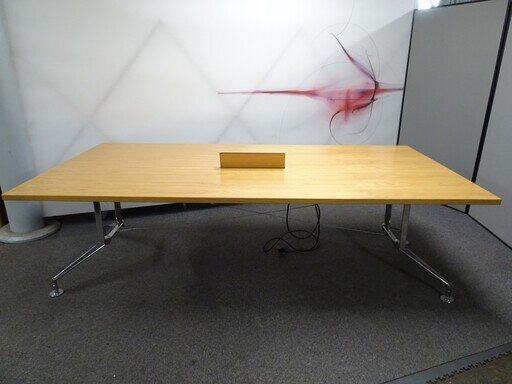 2400w mm Oak Meeting Table