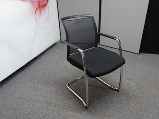 additional images for Pledge Black & Chrome Meeting Chair