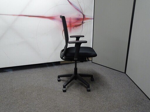 Black Task Chair with Mesh Back