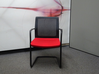 additional images for Orangebox Workday Meeting Chair in Red & Black