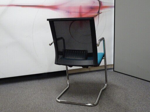Turquoise amp Black Meeting Chair