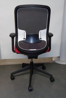 Orangebox DO red and black task chair