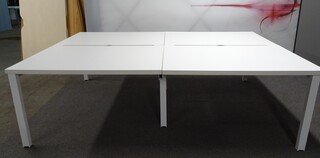 additional images for 1250w mm White Bench Desks