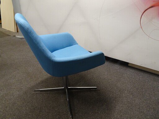 Sky Blue Swivel Chair