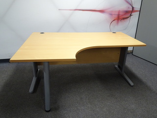 additional images for 1600w mm Left Hand Beech Corner Desk