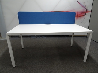additional images for 1600w mm White Freestanding Desk