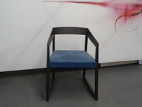 additional images for Pedrali Armchair Walnut and Blue