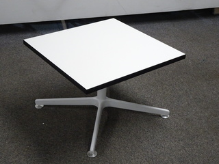 additional images for 600sq mm Senator Square White Coffee Table