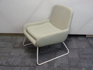 Low Pale Green Armchair