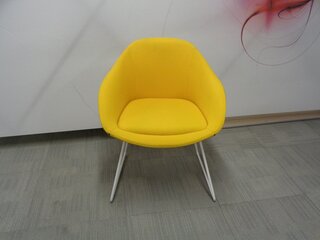 naughtone always chair in yellow