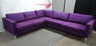 additional images for Corner Sofa in Purple