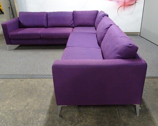 Corner Sofa in Purple
