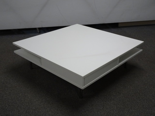 additional images for 950sq mm High Gloss White Coffee Table