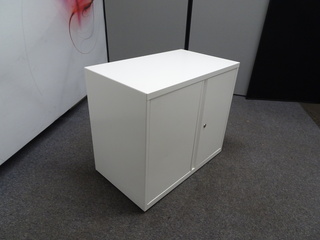 additional images for 690h mm White Metal Cupboard