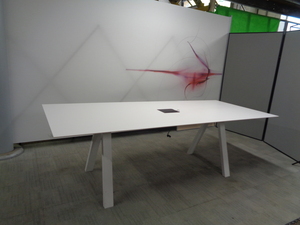 additional images for White Boardroom Table