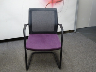 additional images for Orangebox Workday Meeting Chair in Purple & Black