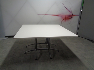 additional images for White Square Boardroom Table