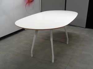 additional images for White Herman Miler Oval Boardroom Table