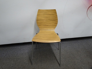 additional images for FROVI Beech Grain Plywood Chair