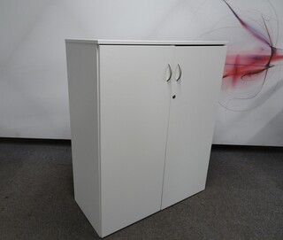 additional images for 1200h mm White Wooden Cupboard