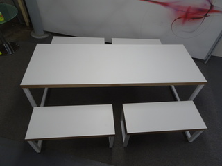 additional images for Frovi Block Bench & Table Set 2200w mm