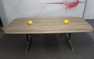 additional images for 2400w mm Senator Meeting Table with Walnut Top