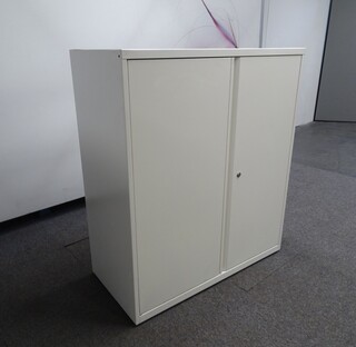 additional images for 1150h mm Metal Cupboard in White