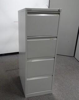 additional images for Bisley 4 Drawer Grey Metal Filing Cabinet