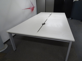 additional images for 1600w mm Bench Desks with White Tops