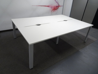 additional images for 1400w mm Bench Desks with White Tops