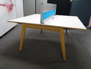 additional images for 1600w mm Steelcase Bench Desk