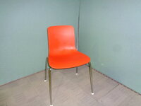 additional images for Vitra Hal Tube Orange Stacking Chair