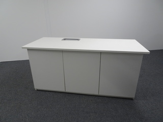 additional images for Wooden Server Credenza in White