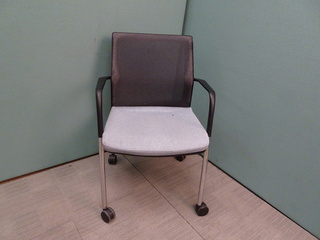 additional images for Orangebox Workday 4 Leg Armchair in Pale Blue