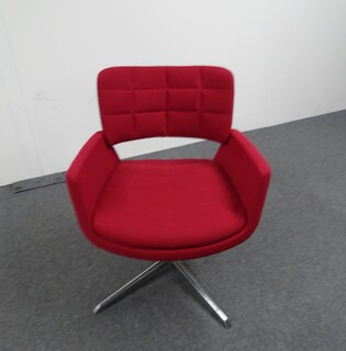 additional images for Connection Korus Armchair in Red Wine