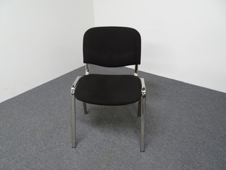 additional images for ISO Black Upholstered Meeting Chair