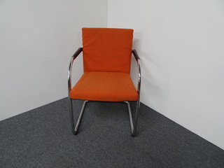additional images for Vitra Visasoft Orange Chair