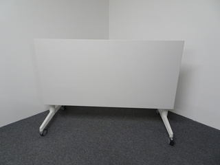additional images for 1500w mm Steelcase White Flip Top Table