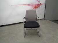 additional images for Grey and Black Meeting Chair