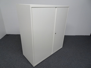 additional images for 1150h mm White Metal Cupboard