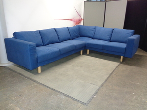 additional images for Blue Modular Sofa