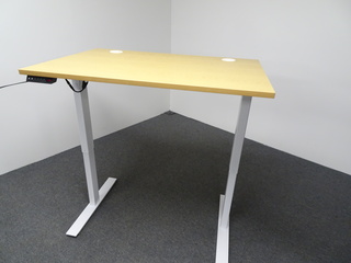 additional images for 1200w mm Electric Desk with Oak Top
