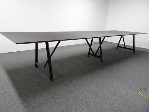 4200w mm Boardroom Table in Black
