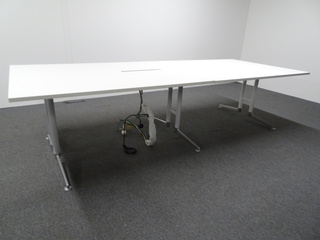 additional images for 3000w mm Senator White Boardroom Table