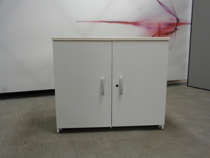 additional images for 850h mm White Wooden Cupboard