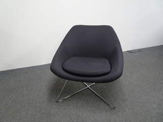 additional images for Allermuir Open Lounge Chair in Grey